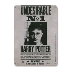 Harry potter panneau métal undesirable no. 1 15 x 21 cm Logoshirt