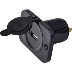 IWH Prise femelle USB 12 / 24 volts 2100mA Charge de courant max=2.1 A 12 ou 24 V/DC