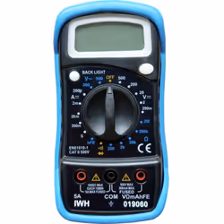 Informations techniques Alimentation en tension (détails) : Pile 9V Gamme de mesure de résistance : 200/2k/20k/200k/2M Mesure ...
