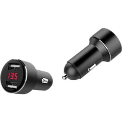 IWH - Chargeur usb Dual avec indicateur de tension Charge de courant max=4800 mA 12 ou 24 v/dc