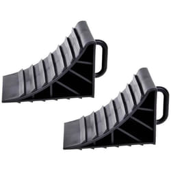 Cale en plastique - IWH - 019605 - Lot de 2 - Noir - 150 mm x 90 mm x 100 mm