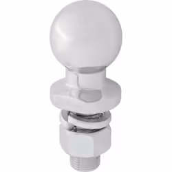 Informations techniques Charge d'appui admissible : 2000 kg Couleur : Silver Steel Dimension produit, Ø : 50 mm Filetage (m)  ...