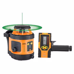Niveau laser rotatif automatique GEO FENNEL FLG 190A-GREEN + FRG45 - 292195 Niveau laser conçu pour les applications intérieu ...
