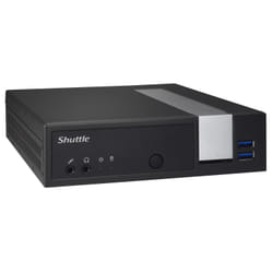 Shuttle XPC slim DX3000XA J3355 mini PC Intel® Celeron® 4Go 128Go SSD Noir