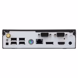 Shuttle XPC slim DX3000XA J3355 mini PC Intel® Celeron® 4Go 128Go SSD Noir