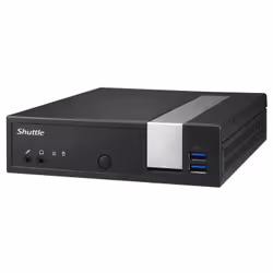 Shuttle XPC slim DX3000XA J3355 mini PC Intel® Celeron® 4Go 128Go SSD Noir
