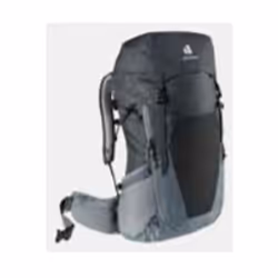 Deuter Futura, Haut, Alpinisme, Randonnée, Noir, Unisexe, Polyamide, Poche latérale