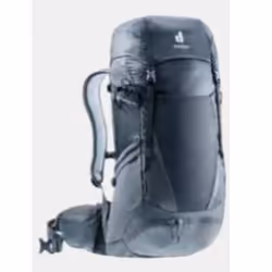 Deuter Futura Pro, Haut, Alpinisme, Noir, Unisexe, Polyamide, Polyéthersulfone (PES), Poche inférieure, Poche latérale
