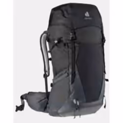 Deuter Futura Pro, Haut, Alpinisme, Noir, Unisexe, Polyamide, Polyéthersulfone (PES), Poche inférieure, Poche latérale