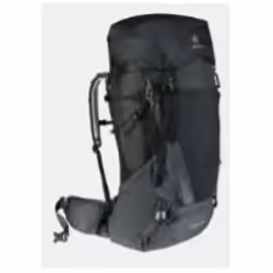 Deuter Futura Air Trek, Haut, Alpinisme, Noir, Unisexe, Polyamide, Polyéthersulfone (PES), Poche latérale