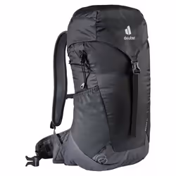 Deuter AC Lite 24, Structure interne, Haut, Randonnée, Noir, Polyamide, Polyester, Acier