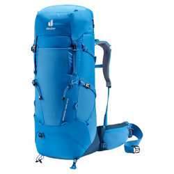 Deuter Aircontact Core 40+10, Trekking, Bleu, reef-ink, Unisexe, 600 D, 50 L