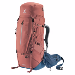 Deuter Aircontact X 60+15, Structure interne, Devant, Dos rembourré, Ceinture, Randonnée, Un long voyage, Alpinisme, Trekking ...