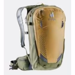 Deuter Compact EXP, Haut, Alpinisme, Bicyclette, Kaki, Unisexe, Polyamide, 600 D