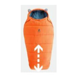 Deuter Little Star Enfants Sac de couchage de randonnée Orange