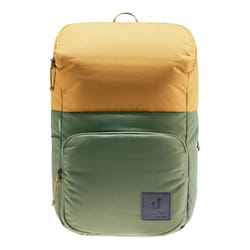 deuter Sac à dos jaune moutarde kaki pour fille et garçon - Overday Backpack Khaki - Cinnamon 194070