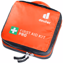 Deuter First Aid Kit Pro, Kit de voyage premiers secours, Orange, Polyamide, 420 D, Fermeture à glissière, 2x bandage pack M, ...