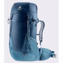 Deuter Futura Pro, Haut, Alpinisme, Bleu, Unisexe, Polyamide, Polyéthersulfone (PES), Poche inférieure, Poche latérale