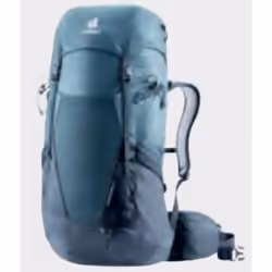 Deuter Futura Pro, Haut, Alpinisme, Bleu, Unisexe, Polyamide, Polyéthersulfone (PES), Poche inférieure, Poche latérale