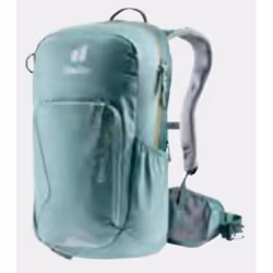 Deuter Bike I 18 SL, Trekking, Bicyclette, Vert, Unisexe, Polyamide, 210 D, Poche frontale, Poche latérale
