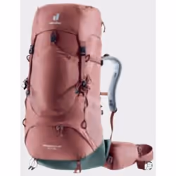 Deuter Aircontact Lite 35 + 10 SL, Structure interne, Haut, Randonnée, Bordeaux, Unisexe, Polyamide, Polyester