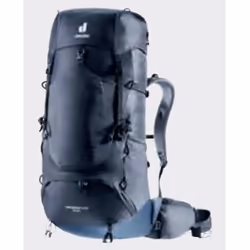Deuter Aircontact Lite 50 + 10, Structure interne, Haut, Randonnée, Noir, Unisexe, Polyamide, Polyester