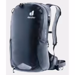 Deuter Race Air 10, Haut, Bicyclette, Alpinisme, Noir, Unisexe, 100 D, Poche latérale