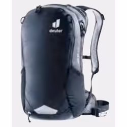 Deuter Race Air 14+3, Haut, Bicyclette, Alpinisme, Noir, Unisexe, 100 D, Poche latérale