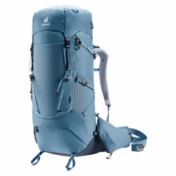 Deuter Aircontact Core 60+10, Structure interne, Haut, Randonnée, Bleu, atlantic-ink, Adulte