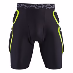O´Neal Trail Shorts de protection, noir-jaune, taille L pour Hommes