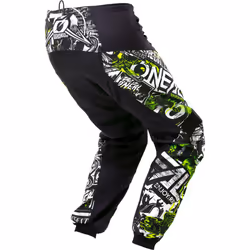 Oneal Element Attack Pantalon Motocross pour les jeunes, noir-jaune, taille XL