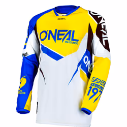 O´Neal Hardwear Flow True Maillot, bleu-jaune, taille S pour Hommes