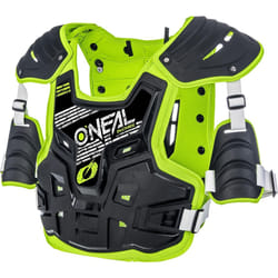 O`Neal PXR Plastron, noir-vert pour Hommes