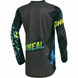 Oneal Element Villain Maillot de Motocross de jeunesse, gris, taille S - Vue supplémentaire 4