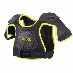 Oneal Pee Wee Plastron d’enfants, jaune, taille M L