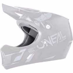Oneal Sonus Liner et coussinets de joues, gris, taille S pour Hommes