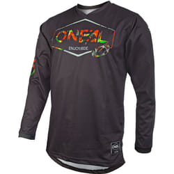 Oneal Mahalo Lush Maillot Motocross, noir-orange, taille M pour Hommes