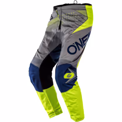 Oneal Element Factor Pantalon Motocross, bleu-jaune, taille 30 pour Hommes