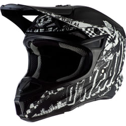 Oneal 5Series Polyacrylite Rider Casque de motocross, noir-blanc, taille 2XL pour Hommes