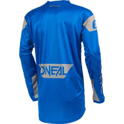 Oneal Matrix Ridewear Maillot motocross, gris-bleu, taille XL pour Hommes