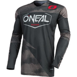 Oneal Mayhem Covert Maillot motocross, gris, taille S pour Hommes