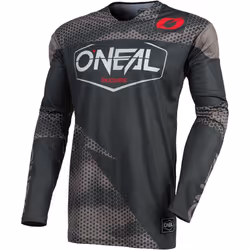 Oneal Mayhem Covert Maillot motocross, gris, taille S pour Hommes