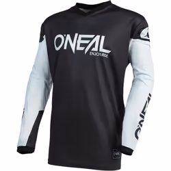 Oneal Element Threat Maillot motocross, noir-blanc, taille L pour Hommes
