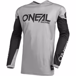 Oneal Element Threat Maillot motocross, noir-gris, taille S pour Hommes