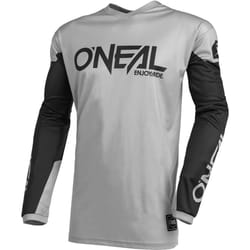 Oneal Element Threat Maillot motocross, noir-gris, taille S pour Hommes