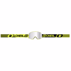 Oneal B-50 Force Silver Mirror Lunettes de motocross, noir-jaune pour Hommes