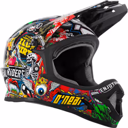 Oneal Sonus Crank Casque de descente de jeunesse, multicolore, taille M - 50 pour Hommes - Vue supplémentaire 4