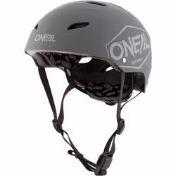 Oneal Dirt Lid Plain Casque de vélo pour les jeunes, gris, taille M