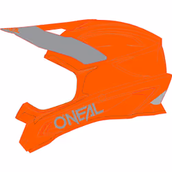 Oneal 1Series Solid Casque de motocross, orange, taille L pour Hommes