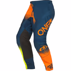 Oneal Element Racewear V.22 Pantalon de motocross, bleu-orange, taille 30 pour Hommes